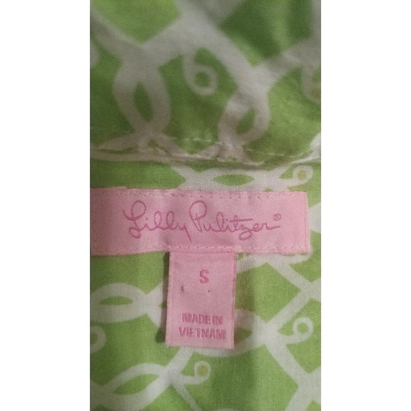 Lilly Pulitzer Green Tunic Dress/Cover-up - Picture 4 of 6